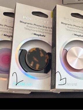 PopSocket Magnetic Phone Grip Tortoiseshell Brown and Black